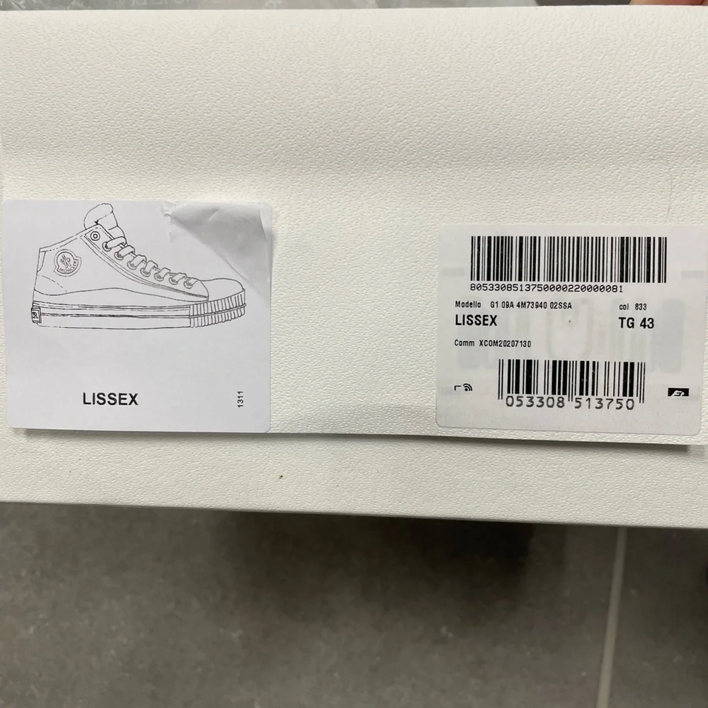 Moncler Lissex High Top Canvas Sneaker Army Green - MEN’S - Picture 15 of 15